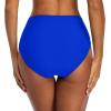 imagebeautyin Bikini Bottoms for Women Cheeky Bathing Suit Bottoms Only Athletic Swim BriefBlue