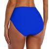 imagebeautyin Bikini Bottoms for Women Cheeky Bathing Suit Bottoms Only Athletic Swim BriefBlue