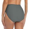imagebeautyin Bikini Bottoms for Women Cheeky Bathing Suit Bottoms Only Athletic Swim BriefGray