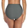 imagebeautyin Bikini Bottoms for Women Cheeky Bathing Suit Bottoms Only Athletic Swim BriefGray