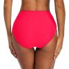 imagebeautyin Bikini Bottoms for Women Cheeky Bathing Suit Bottoms Only Athletic Swim BriefRed