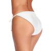 imagebeautyin Bikini Bottoms for Women Cheeky Bathing Suit Bottoms Only Athletic Swim BriefSide TieWhite