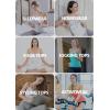 imagebeautyin Cotton Camisole Tops for Women Shelf Bra Adjustable Spaghetti Strap Tank Top Basic Cami UndershirtApricotTerracotta 2 Pack