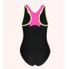 imagebeautyin Girls Swimsuit Athletic One Piece Practice Swimwear Competition Bathing SuitBlackRose