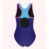imagebeautyin Girls Swimsuit Athletic One Piece Practice Swimwear Competition Bathing SuitNavyBlue