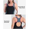 imagebeautyin Plus Size Swimsuit for Women Athletic Boyleg One Piece Bathing SuitGrayBlack