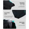 imagebeautyin Plus Size Womens Swimsuit One Piece Athletic Racerback Bathing SuitsAquaBlack