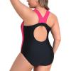 imagebeautyin Plus Size Womens Swimsuit One Piece Athletic Racerback Bathing SuitsRedBlack