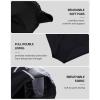 imagebeautyin Plus Size Womens Swimsuit One Piece Athletic Racerback Bathing SuitsWhite PrintBlack