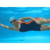 imagebeautyin Swimsuit Women Boyleg One Piece Water Aerobic Competitive Bathing SuitOrangeBlack