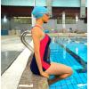 imagebeautyin Swimsuit Women Boyleg One Piece Water Aerobic Competitive Bathing SuitRedRacerback