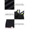 imagebeautyin Swimsuit Women Boyleg One Piece Water Aerobic Competitive Bathing SuitYellowRacerback