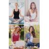 imagebeautyin Women Tank Top with Shelf Bra Racerback Workout Yoga Tops UndershirtBlack RedShelf Bra