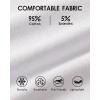 imagebeautyin Women Tank Top with Shelf Bra Racerback Workout Yoga Tops UndershirtGrey WhiteShelf Bra