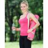 imagebeautyin Women Tank Top with Shelf Bra Racerback Workout Yoga Tops UndershirtWhite PinkShelf Bra