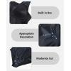 imagebeautyin Womens Athletic One Piece Swimsuits Tummy Control Bathing Suits Slimming Sports SwimwearBlack