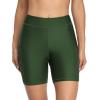 imagebeautyin Womens Boardshort Swim Bottom High Waisted Tankini Swimwear ShortsArmy Green
