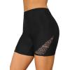 imagebeautyin Womens Boardshort Swim Bottom High Waisted Tankini Swimwear ShortsBlackNew
