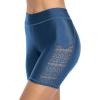 imagebeautyin Womens Boardshort Swim Bottom High Waisted Tankini Swimwear ShortsBlue Lace