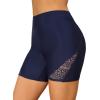 imagebeautyin Womens Boardshort Swim Bottom High Waisted Tankini Swimwear ShortsNavyNew