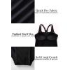 imagebeautyin Womens One Piece Athletic Racerback Swimsuit Slimming Bathing Suit2 NavyBlue