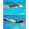 imagebeautyin Womens One Piece Athletic Racerback Swimsuit Slimming Bathing SuitBlack Green