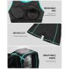 imagebeautyin Womens One Piece Swimsuits Boyleg Athletic Swimwear Conservative Training Bathing SuitsBlackGreen