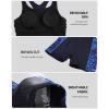 imagebeautyin Womens One Piece Swimsuits Boyleg Athletic Swimwear Conservative Training Bathing SuitsBlueNavy