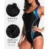 imagebeautyin Womens Pro One Piece Swimsuit Women Athletic Swimming Bathing SuitGreen