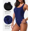 imagebeautyin Womens Pro One Piece Swimsuit Women Athletic Swimming Bathing SuitNavy BlueLogo