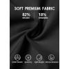 imagebeautyin Womens Solid Swim Skirt Buildin Brief Tummy Control Tankini BottomsBlackBasic