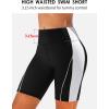 imagebeautyin Womens Swim Shorts High Waisted Quick Dry Swimsuit Bathing Suit BottomsBlack