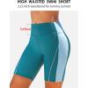 imagebeautyin Womens Swim Shorts High Waisted Quick Dry Swimsuit Bathing Suit BottomsBlue