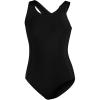 imagebeautyin Girls Swimsuit Athletic One Piece Practice Swimwear Competition Bathing SuitBlack