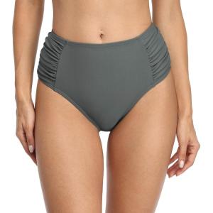 imagebeautyin Bikini Bottoms for Women Cheeky Bathing Suit Bottoms Only Athletic Swim BriefGray