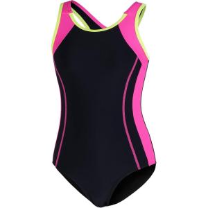 imagebeautyin Girls Swimsuit Athletic One Piece Practice Swimwear Competition Bathing SuitBlackRose