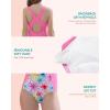 imagebeautyin Girls One Piece Swimsuits Size 716 Athletic Racerback Bathing SuitPink