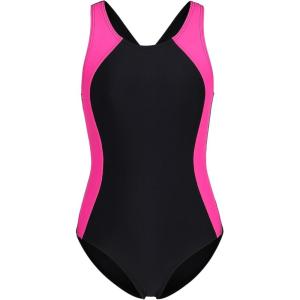 imagebeautyin Girls One Piece Swimsuits Size 716 Athletic Racerback Bathing SuitBlackRose