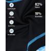 imagebeautyin Girls Swimsuit Athletic One Piece Practice Swimwear Competition Bathing SuitBlackBlue Wave