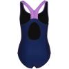 imagebeautyin Girls Swimsuit Athletic One Piece Practice Swimwear Competition Bathing SuitNavyPurple