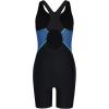 imagebeautyin Girls Swimsuit Size 814 Boyleg One Piece Athletic Bathing Suit Training SwimwearFish ScalesBlack