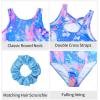 imagebeautyin Gymnastics Leotards for Girls Dance Unitards Shorts Outfits ActivewearBlueRandom Color
