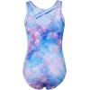 imagebeautyin Gymnastics Leotards for Girls Dance Unitards Shorts Outfits ActivewearMulticolorStarry Sky