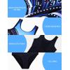 imagebeautyin Gymnastics Leotards for Girls with Shorts Ballet Dance Unitards BiketardsBlackMulticolor