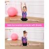imagebeautyin Gymnastics Leotards for Girls with Shorts Ballet Dance Unitards BiketardsBlackPurple