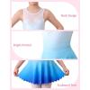 imagebeautyin Gymnastics Leotards for Girls with Skirt Sleeveless Ballet Dance Dress Outfit 410 YearsPrint  Diamond