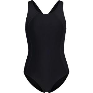 imagebeautyin Girls One Piece Swimsuits Size 716 Athletic Racerback Bathing SuitBlack