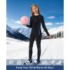 imagebeautyin Thermal Underwear for Kids Athletic Thermals Top and Bottom Set Boys Girls Long Johns Set Winter Base LayerBlackBlue