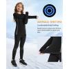 imagebeautyin Thermal Underwear for Kids Athletic Thermals Top and Bottom Set Boys Girls Long Johns Set Winter Base LayerBlackGrey