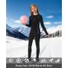 imagebeautyin Thermal Underwear for Kids Athletic Thermals Top and Bottom Set Boys Girls Long Johns Set Winter Base LayerBlackGrey